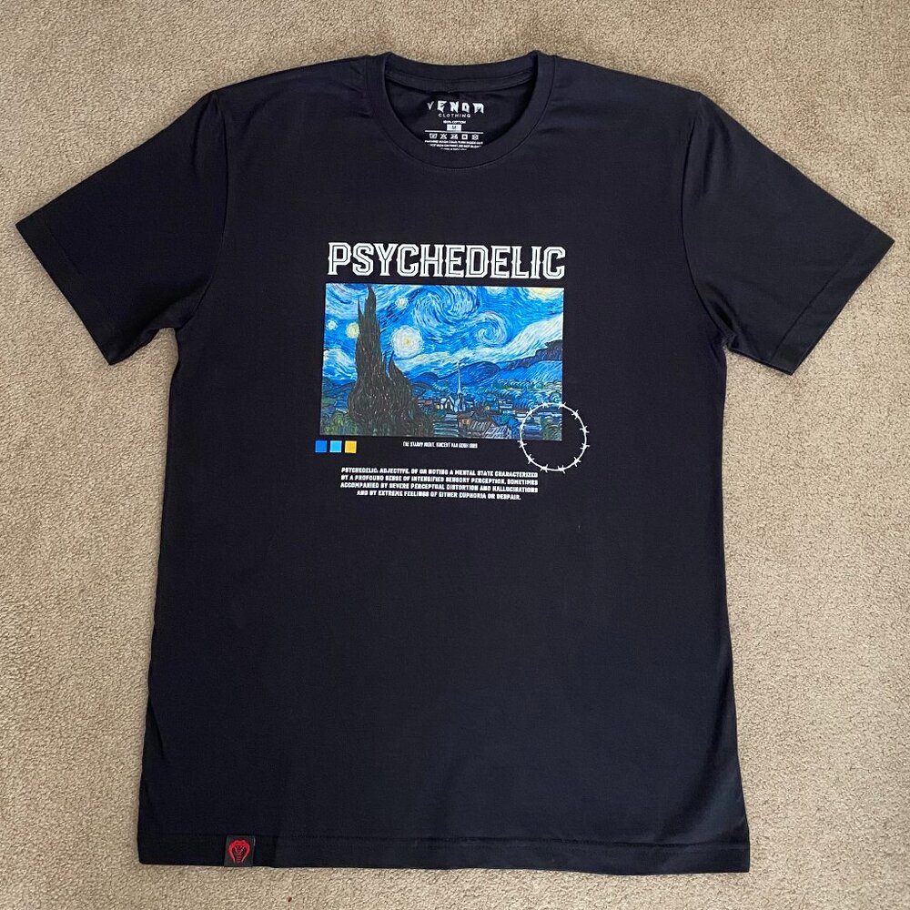 Black T-shirt unisex 100% cotton regular fit